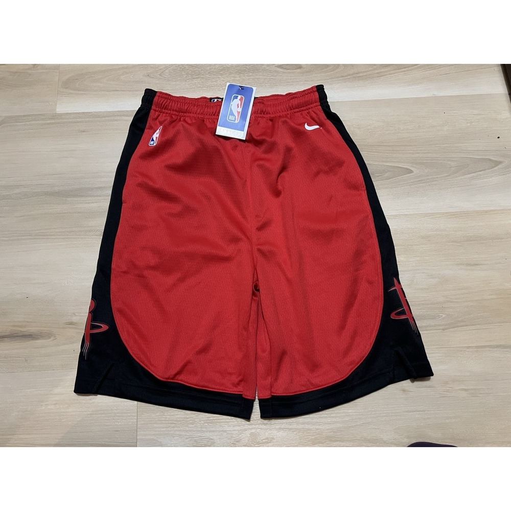 Nike Engineered Houston Rockets NBA Red Basketball Shorts Youth Size XL 18-20